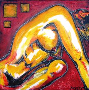 'Femme aux seins jaunes' by Modery Martine